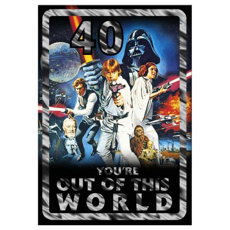 Star Wars Age 40 Birthday Card £2.80